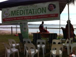 Sahaja Yoga stall, Curry Fest 2014