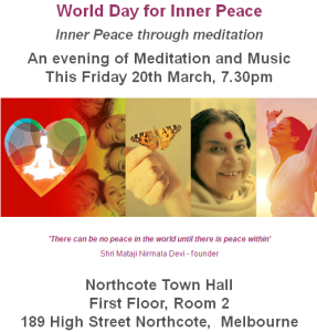 World Day for Inner Peace, Melbourne